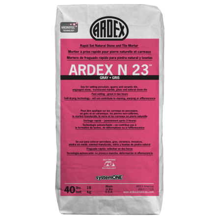 ARDEX N 23 MICROTEC Rapid Set Natural Stone And Tile Mortar